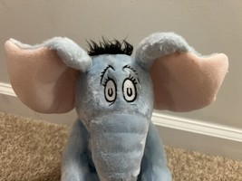 Dr Seuss Horton Hears A Who 11&quot; Plush Stuffed Animal Kohls Cares Blue Elephant - £6.79 GBP