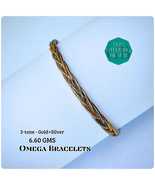 925 Silver Bracelet - Italian Omega Bracelet - Modern look - $26.00+