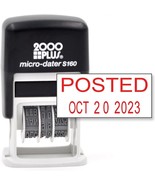 Cosco 2000 Plus Self-Inking Rubber Date Office Stamp with Posted Phrase ... - $470.97 MXN