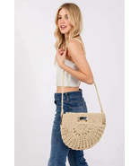 Fame Braided Semi Circle Tote Bag - $56.12 CAD
