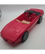 1994 VTG Mattel Barbie Corvette Convertible Dark Pink Black Car Seatbelt... - $22.00