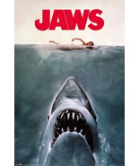  Jaws - Movie Poster (Regular Style / Key Art) (Size: 24&quot; X 36&quot;) - £14.47 GBP