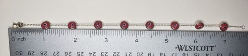 10k Solid Gold Evil Eye Bracelet 7 Inches Item image 4