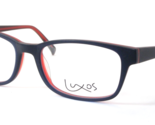 LUXOS LX507-1 Mate Azul/Marrón/Rojo Raro Gafas Marco 53-19-140mm - $91.05