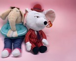 Ty Beanie Babies Sing Movie Small Plush Meena &amp; Mike Lot of 2  Stuffies ... - $14.84