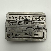 Vintage 1980&#39;s Ford Bronco Metal Belt Buckle - $24.95