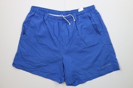 Vintage Y2K Columbia PFG Mens XL Spell Out Lined Above Knee Shorts Blue ... - $29.65