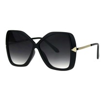 Oversized Fashion Sunglasses Womens Square Butterfly Arrow Frame UV 400 - £9.64 GBP