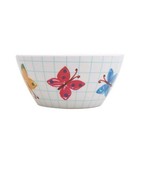 Set of Four (4) Mainstays ~ Melamine Bowls ~ Butterfly Art Design ~ 6&quot; x... - $26.18
