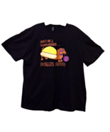 Gildan T-Shirt Mens Large Black with Halloween Graphic - $10.60 CAD