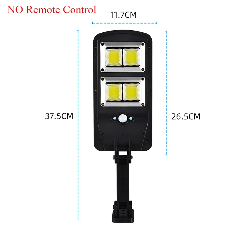 4 Mode Remote Control COB Solar Light PIR Motion Sensor Outdoor Solar IP65 Water - £88.09 GBP