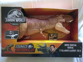 Dino Rivals Jurassic World Super Colossal Lifelike T-Rex Swallows 26 Min... - £309.60 GBP