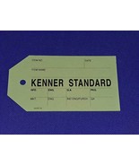 Kenner Toys Standard Prototype Quality Control Tag VINTAGE - $46.00