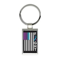 Suicide Prevention Awareness : Gift Keychain Patriotic American Flag Mental Heal - £6.28 GBP