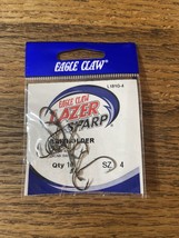 Eagle Claw Lazer Sharp Baitholder Hook Size 4 - £6.15 GBP