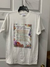 Elizabeth Lucas poem When I am old woman I will wear white tshirt S to 3X - $323.96 MXN