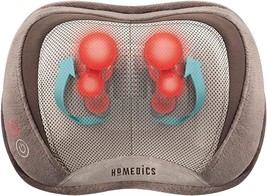 Homedics Back and Neck Massager, Portable Shiatsu All Body Massage Pillow with H - £77.52 GBP