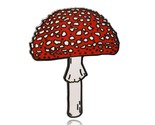Amanita Fly Agaric Mushroom Hard Enamel Pin - $9.99