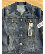 XS New Levi&#39;s Original Trucker Jacket Women&#39;s Blue Stretch  BNWTS - $54.82 CAD