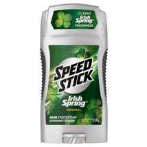 Speed Stick Men&#39;s Antiperspirant and Deodorant, Irish Spring Original, 2.7 Ounce - £14.32 GBP