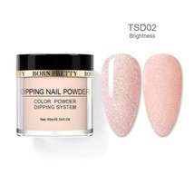 Born Pretty Nails Dipping Powder - Coral Glitter Shade - *BRIGHTNESS* - $5.00