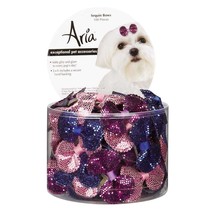 Aria Sequin Dog Bows Canister 100 pc - $101.49 CAD