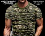NEW DRY WICKING POLYESTER VNMC ARVN TIGER STRIPE VIETNAM ERA PATTERN SHI... - $20.35