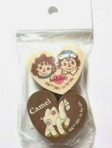 Raggedy Ann ＆ Andy Eraser Old Rare Heart Type - £17.53 GBP