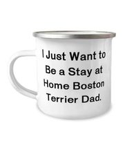 Cheap Boston Terrier Dog Gifts, I Just Want to Be a Stay at Home Boston Terrier  - £12.70 GBP