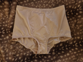 Vintage Cabernet Shapewear Panty Brief Double Front Panel Nude Beige  4XL - £12.45 GBP
