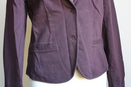 Sandwich_ S? 38&quot; Burgundy 100% Cotton Purple Two-Button Blazer Jacket - $22.80