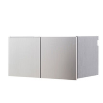 Series Wood Wall Mounted Garage Cabinet in Metallic Gray - £159.06 GBP