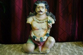 Hindu stucco statue of Krishna&#39;s father Vasudeva (ups store pack n ship) - £237.40 GBP