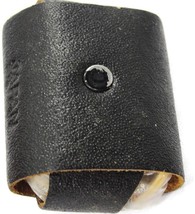 Transistor Radio Earphone Earbud Headphone Japan Leather Snap Case Vinta... - $24.74