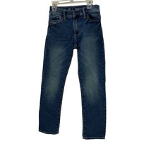 Gap Kids Girls Adjustable Waist Denim Slim Jeans Size 10 Reg Distressed - £7.45 GBP