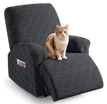 Gray Recliner cover - Jacquard Stretch Slipcover For Chair Three Pieces New - €17,00 EUR Gray Recliner cover - Jacquard Stretch Slipcover For Chair Three Pieces New - €17,00 EUR