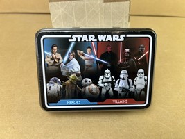 Star Wars Heroes,Villians  Playing Cards set - Collectors Tin Sealed 2 D... - £10.96 GBP