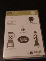 New Stampin Up Crazy MIXED-UP Love Clear Mount Rubber Stamp Set 131071 - £8.55 GBP