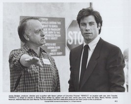 Perfect 1985 original 8x10 photo director James Bridges on set John Travolta - $24.99