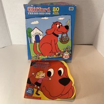 Roseart Scholastic Clifford The Big Red Dog 20 Piece Puzzle and Clifford Book - £6.38 GBP