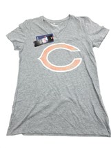 NFL PRO LINE Fanatics Women Heather Gray Chicago Bears T-Shirt Sz M - £15.72 GBP