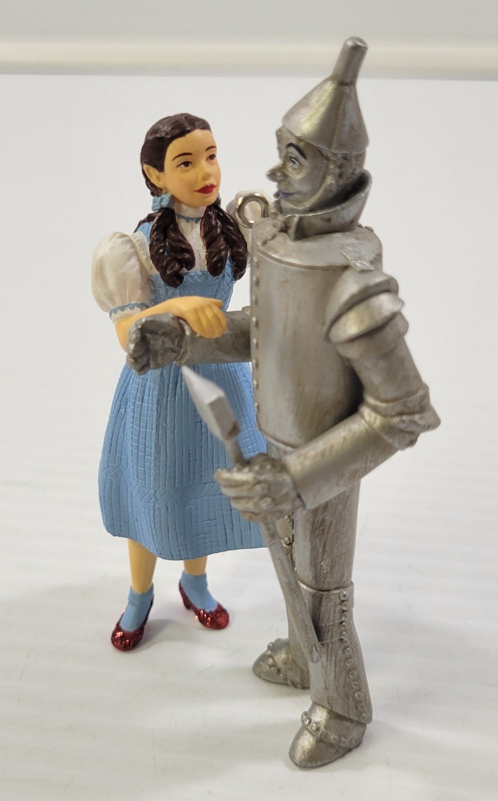 P) 2003 Hallmark Keepsake Wizard of Oz Dorothy and Tin Man Christmas Ornament Item image 12