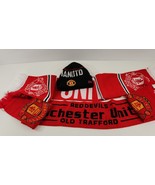Manchester United Scarf Beanie Lot New Era Red Devils Football Soccer Fa... - £30.42 GBP