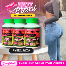 Aguaje Curvy Fruit Pills:Get Bigger Butt, Breast &amp; Hips - 3 Monts Supply - £52.14 GBP