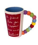 Friendship Mug Sandra Magsamen Studios Tall Cup 5.5&quot; Colorful - £18.32 GBP