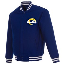 Los Angeles Rams Reversible Wool Jacket  Royal JH Design - £141.40 GBP