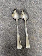 Set of 2 Grapefruit Spoons Stainless Steel Serrated Edge Cooks Club Indonesia - £2.28 GBP