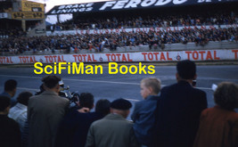 KODACHROME Red Border Slide France Le Mans Race Track Antique Cars Peopl... - $2.96