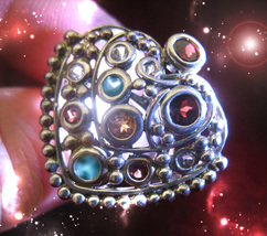 Haunted Ring Alexandria&#39;s Heart&#39;s Eye Bring Forth What You See 7 Scholars - £206.71 GBP