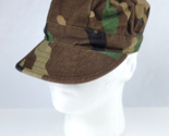 Military Issue Camo Hat Cap Utility Woodland Camouflage Pattern II Small... - $15.83